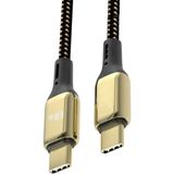 Zipax Casper Vıa A1 A3 A4 A3 Plus 60W 3 Metre Type-C Pd Şarj Data Kablosu EAR-EC141-CC - Ear-Ec141-CC Sarı