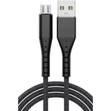 Zipax Casper Via P2 V4 V5 V8 V8C V9 Micro USB 3.0A Hızlı Şarj Kablosu SYRX-AP210M - Syrx-ap210m - Siyah