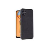 Zipax Galaxy A06 İle Uyumlu Kılıf Deri Görünüm Silikon Kapak Azn Aras Siyah