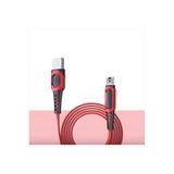 Zipax Galaxy J1 J2 J5 J7 Core Pro Prime Şarj Kablosu Micro Usb Yassı 1Metre 4A Dc24 Kırmızı