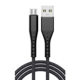 Zipax Galaxy Note 2 3 4 5 S3 S4 S5 S6 S7 Mini Edge ile Uyumlu Micro USB 3.0A Hızlı Şarj Kablosu, 1m, Siyah