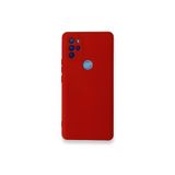 Zipax General Mobile Gm 21 Pro İle Uyumlu Kılıf Lansman İçi Kadife Şık Sade Görünüm Azn Nno Kırmızı