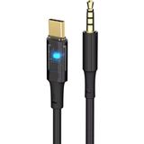 Zipax Honor Magic 8 Pro Air Lite Type-C Aux Çevirici Kablo AZ-EAR-AUX53 - AZ-Ear-Aux53 Siyah