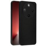 Zipax Huawei Honor Magic 8 Lite ile Uyumlu Kılıf, Deri Görünümlü Silikon, Siyah
