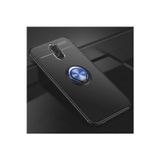 Zipax Huawei Mate 10 Lite Kılıf Ravel Yüzüklü Silikon Kapak + Kablo Koruyucu + Ekran Koruyucu