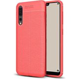 Zipax Huawei P20 Pro Kılıf Deri Görünümlü Silikon Zipax-Zr-Niss