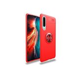 Zipax Huawei P30 İle Uyumlu Kılıf Ravel Yüzüklü Silikon Kapak Siyah,RavelHwP3024724718932ZpYNFLZipaxRenkli