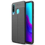Zipax Huawei P30 Lite Kılıf Deri Görünümlü Silikon Zipax-Zr-Niss