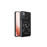 Zipax İnfinix Hot 12İ Kılıf Magnetik Standlı Kamera Korumalı Kapak Zr-Sürgülü