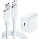 Zipax Iphone 13 - 13 Pro - 13 Pro Max 20W Lightning Şarj Aleti Set SUBZ-SG46 - Subz-SG46 Beyaz