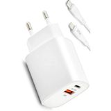 Zipax İphone 13 - 13 Pro - 13 Pro Max 38W Usb / Pd Ligtning Hızlı Şarj Aleti Subz-Sg78