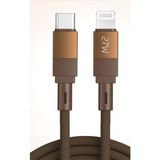 Zipax Iphone 13 - 13 Pro - 13 Pro Max Pd Ligtning 27W Hızlı Şarj Kablosu SUBZ-CL175-CL - Subz-CL175-CL Kahverengi