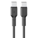 Zipax iPhone 15, 16, 16e, 17 Pro Max Plus ile Uyumlu Type-C 60W Şarj Data Kablosu, 1 Metre, Siyah
