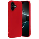 Zipax İphone 17 İle Uyumlu Apple Kılıf Soft Silikon Kapak Azn First Kırmızı