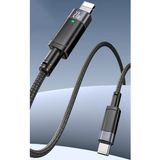 Zipax iPhone 6 7 8 11 12 13 14 X Xs Plus Pro Max ile Uyumlu Type-C to Lightning 27W Şarj Kablosu, 1.2M, Siyah