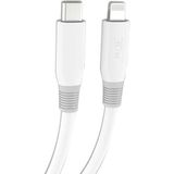 Zipax Iphone 7 - 8 - 7 Plus - 8 Plus 30W Type-C To Lightning 2 Metre Hızlı Şarj Kablosu EAR-EC156 - Ear-Ec156-CL Beyaz