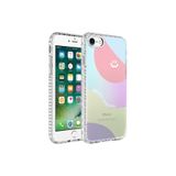 Zipax Iphone Se 2022 İle Uyumlu Apple Kılıf Renkli Desenli Silikon Elegans + Kablo Koruyucu Ekran No7