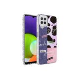 Zipax Kılıf Airbag Kenarlı Renkli Desenli, Samsung Galaxy M22 İle Uyumlu ZPY-10329