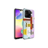 Zipax Kılıf Airbag Kenarlı Renkli Desenli, Xiaomi Redmi 10C İle Uyumlu ZPY-6343