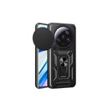 Zipax Mi 13 Ultra İle Uyumlu Kılıf Kamera Korumalı Standlı Zr Srvega Siyah