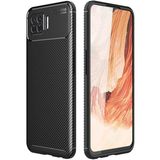 Zipax Oppo A73 Kılıf Karbon Görünümlü Silikon Zipax-Zr-Negro