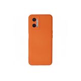 Zipax Oppo A96 İle Uyumlu Kılıf Lansman İçi Kadife Şık Sade Görünüm Azn Nno Turuncu