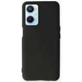 Zipax Oppo A96 İle Uyumlu Kılıf Soft Silikon Kapak Azn First Siyah