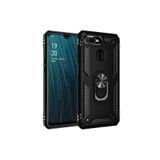 Zipax Oppo Ax7 İle Uyumlu Kılıf Vega Zırh Tank Tam Koruma Kapak + Kablo Koruyucu A++ Siyah
