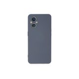 Zipax Oppo Reno İle Uyumlu 7 Lite 8 Kılıf Lansman İçi Kadife Şık Sade Görünüm Azn Nno Gri