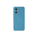 Zipax Oppo Reno İle Uyumlu 7 Lite 8 Kılıf Lansman İçi Kadife Şık Sade Görünüm Azn Nno Mavi