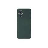 Zipax Oppo Reno İle Uyumlu 7 Lite 8 Kılıf Lansman İçi Kadife Şık Sade Görünüm Azn Nno Yeşil