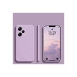Zipax Poco X5 Pro İle Uyumlu 5G Kılıf Lansman İçi Kadife Şık Sade Görünüm Azn Nno Lila