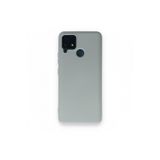 Zipax Realme C15 İle Uyumlu C25 C25S Kılıf Lansman İçi Kadife Şık Sade Görünüm Azn Nno Gri
