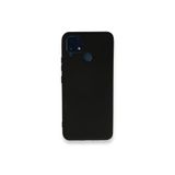 Zipax Realme C15 İle Uyumlu C25 C25S Kılıf Lansman İçi Kadife Şık Sade Görünüm Azn Nno Siyah