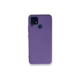 Zipax Realme C15 İle Uyumlu C25 C25S Kılıf Lansman İçi Kadife Şık Sade Görünüm Mor