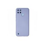 Zipax Realme C21Y İle Uyumlu C25Y Kılıf Lansman İçi Kadife Şık Sade Görünüm Azn Nno Lila