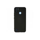 Zipax Realme C21Y İle Uyumlu C25Y Kılıf Lansman İçi Kadife Şık Sade Görünüm Azn Nno Siyah