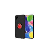 Zipax Samsung Galaxy A01 Core İle Uyumlu Kılıf Ravel Yüzüklü Standlı Silikon Kapak Siyah,RSmA0Core294900955GgRkRnk