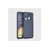 Zipax Samsung Galaxy A10S Uyumlu Kılıf Karbon Görünümlü Silikon Zr-Negro