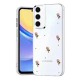 Zipax Samsung Galaxy A14 İle Uyumlu 4G Kılıf Desenli Silikon Kapak Azn Fiyonk Pembe