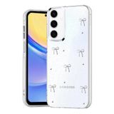 Zipax Samsung Galaxy A15 İle Uyumlu 4G Kılıf Desenli Silikon Kapak Azn Fiyonk Lila