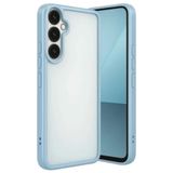 Zipax Samsung Galaxy A24 4G ile Uyumlu Kılıf, Silikon, Lazer Lensli Kamera Korumalı, Mavi