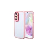 Zipax Samsung Galaxy A25 İle Uyumlu 5G Kılıf Kamera Korumalı Silikon Kapak Zr Vtm Pembe