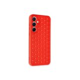 Zipax Samsung Galaxy A25 İle Uyumlu 5G Kılıf Petek Görünüm Silikon Kapak Azn 5Gkırmızı