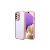 Zipax Samsung Galaxy A32 İle Uyumlu 4G Kılıf Kamera Korumalı Renkli Kenar Ve Çerçeve Tasarımlı Zr Vitamin Galaxya32 4Gpembe