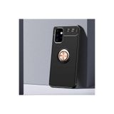 Zipax Samsung Galaxy A32 İle Uyumlu 5G Kılıf Ravel Yüzüklü Standlı Silikon Kapak Siyah