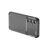 Zipax Samsung Galaxy A35-5G Kılıf Karbon Görünümlü Silikon Kılıf Zr-Ngro