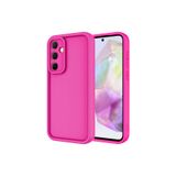 Zipax Samsung Galaxy A35 İle Uyumlu 5G Kılıf Silikon Kapak Zr Ananas Pembe