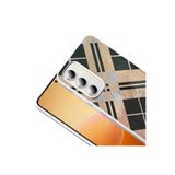 Zipax Samsung Galaxy A35 İle Uyumlu Kılıf Desenli Şık Tasarım Zr Mep Kahverengi