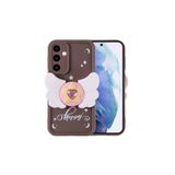 Zipax Samsung Galaxy A35 İle Uyumlu Kılıf Kamera Korumalı Figür Tasarımlı Zr Kapya Galaxya35Kahverengi